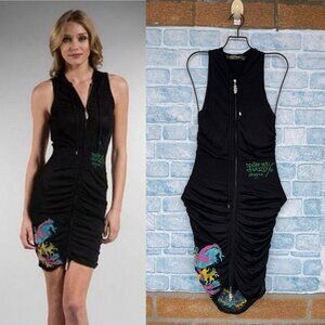 ED HARDY HOODIE DRESS SIZE SMALL